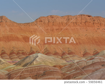 中國甘肅省張ye市張ye市七彩丹霞地質公園 59856461