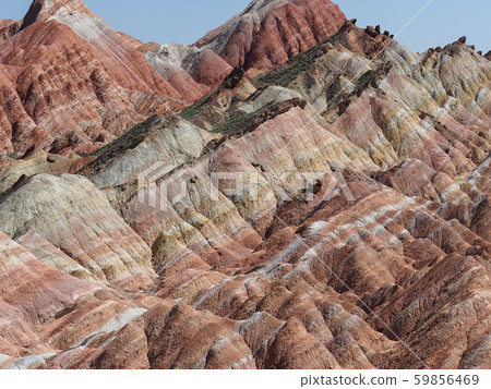 Zhangye Qicai Danxia Geopark, Zhangye, Gansu Province, China 59856469
