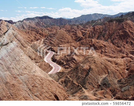 Zhangye Qicai Danxia Geopark, Zhangye, Gansu Province, China 59856472