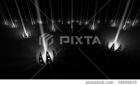 Abstract alien flower field blooming shootinglight Abstract alien flower field blooming shootinglight 59856610