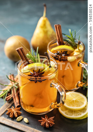 Hot drink cocktail for New Year, Christmas, winter Hot drink cocktail for New Year, Christmas, winter 59858014