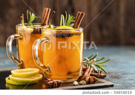 Hot drink cocktail for New Year, Christmas, winter Hot drink cocktail for New Year, Christmas, winter 59858019