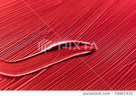 Cosmetics abstract texture background, red acrylic 59861435