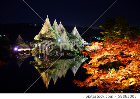 Kenrokuen Tsurugaike Snow Hanging Light Up卡拉薩松 59863005