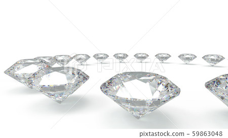 菱形圓圈背景白色文本空間CG 59863048