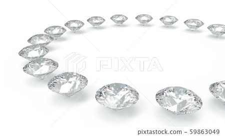 Diamond Circle Background White Text Space CG Diamond Circle Background White Text Space CG 59863049