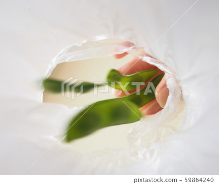 Food discarded in garbage bags Food discarded in garbage bags 59864240
