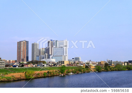 從多摩川河床溫泉，氣橋 59865638