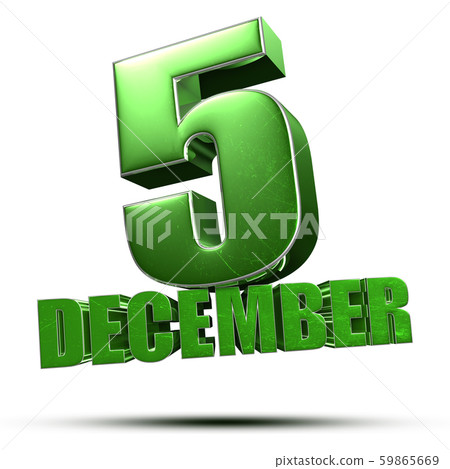 5 December 3d. - Stock Illustration [59865669] - PIXTA