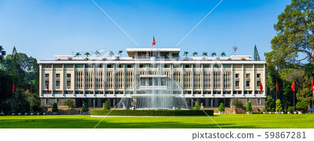 Unification Hall in Ho Chi Minh City, Vietnam 59867281