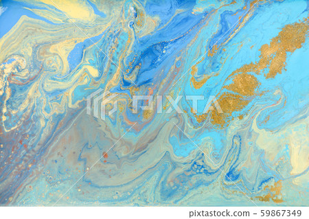 Beautiful unique turquoise acrylic marble background Beautiful unique turquoise acrylic marble background 59867349