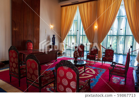 Unification Hall in Ho Chi Minh City, Vietnam Interior view 59867713