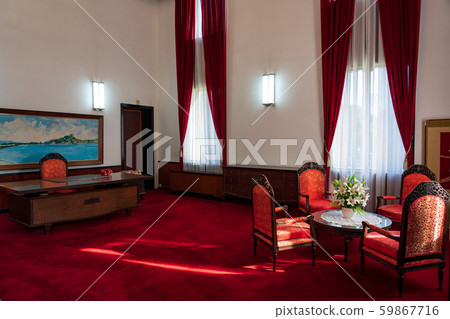 Unification Hall in Ho Chi Minh City, Vietnam Interior view 59867716