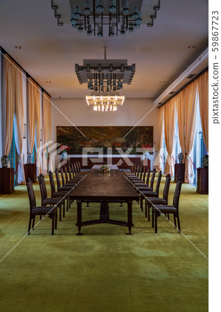 Unification Hall in Ho Chi Minh City, Vietnam Interior view 59867723