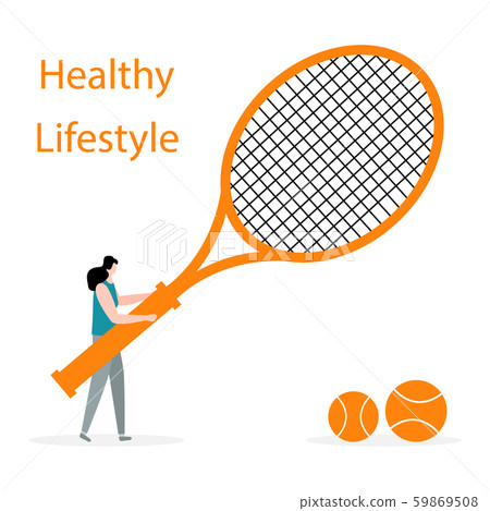 People, tennis equipment Healthy lifestyle 59869508