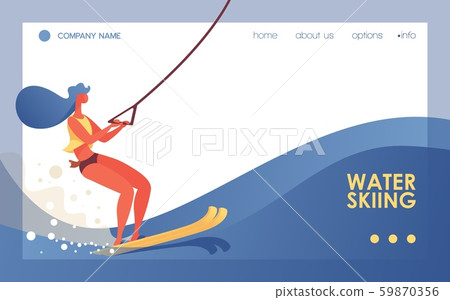 Vector concept sport banner or landing page 59870356