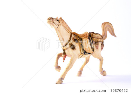 Horse sculpture, camel bone sculpture, Chinese souvenir, 59870432