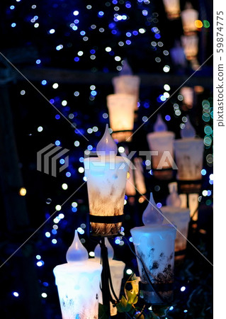 Candle illumination 59874775