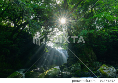 Couple's waterfall 59874852