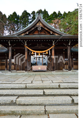 拍攝深秋的北海道函館市五國神社區域 拍攝深秋的北海道函館市五國神社區域 59876714