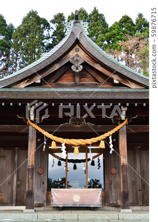 拍攝深秋的北海道函館市五國神社區域 拍攝深秋的北海道函館市五國神社區域 59876715