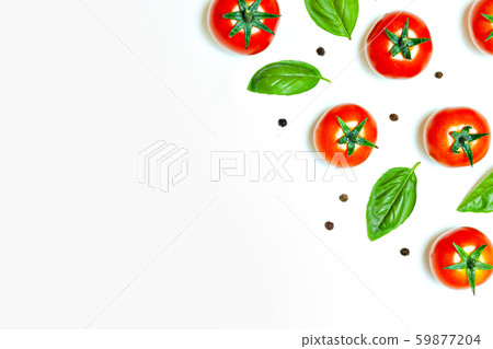 Red tomato. Top view. Red tomato. Top view. 59877204