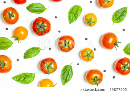 Red tomato. Top view. Red tomato. Top view. 59877205