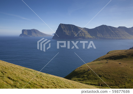Kallur lighthouse hiking trail, Kalsoy Island, Kallur lighthouse hiking trail, Kalsoy Island, 59877686