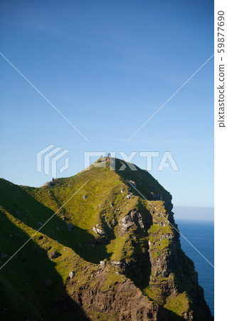 Kallur lighthouse hiking trail, Kalsoy Island, 59877690