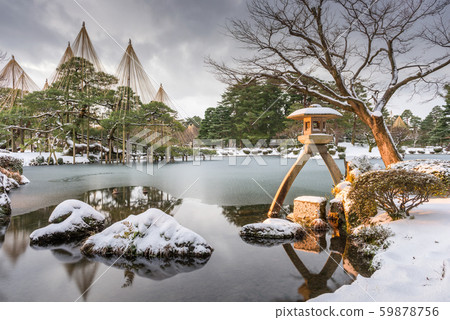 Kanazawa, Ishikawa, Japan winter 59878756