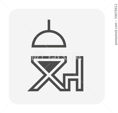 ceiling lamp icon 59879912