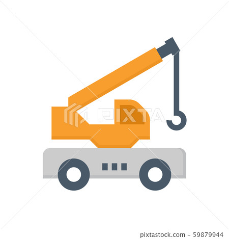 mobile crane icon - Stock Illustration [59879944] - PIXTA