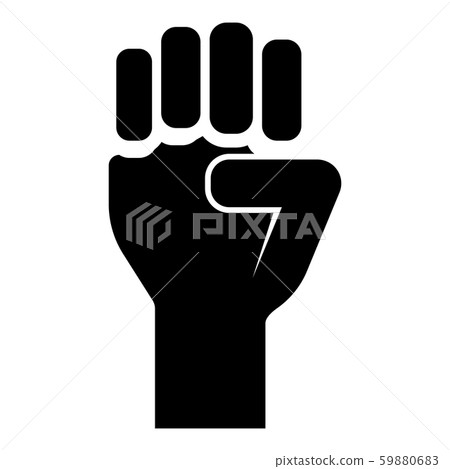 Fist up Concept of freedom fight revolution power Fist up Concept of freedom fight revolution power 59880683