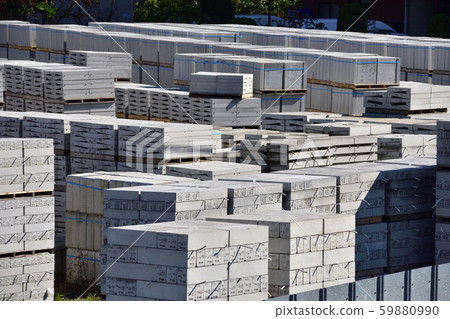 Storage of precast concrete products 59880990