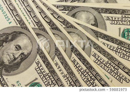 Background of one hundred dollar bills Background of one hundred dollar bills 59881973