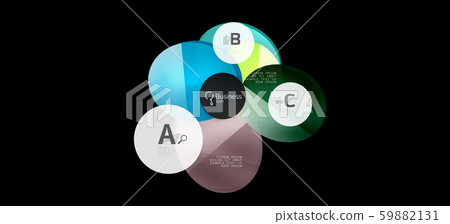 Retro colorful geometric background - circles on black, great design for any purposes. Creative Retro colorful geometric background - circles on black, great design for any purposes. Creative 59882131