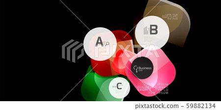 Modern advertising concept for wallpaper design. Vector info graphic design. Vector design concept 59882134