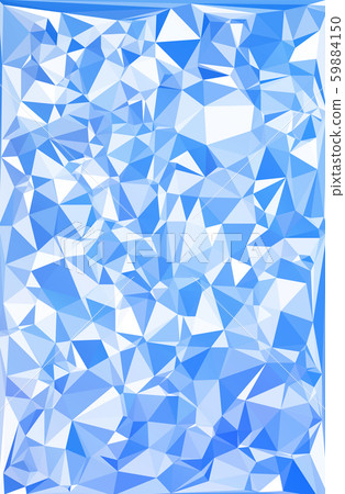 Blue Polygonal Mosaic Background, Creative Design 59884150