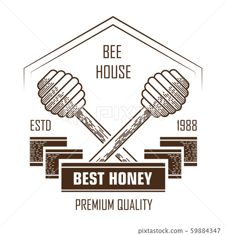 Bee house isolated icon, honey product and apiary Bee house isolated icon, honey product and apiary 59884347