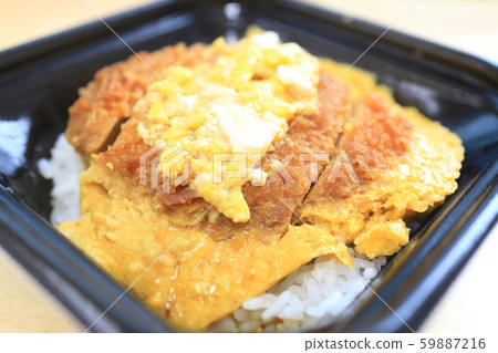 Delicious loin cutlet bowl lunch Delicious loin cutlet bowl lunch 59887216