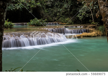 Tat Kuang Si waterfalls near Luang Prabang, Laos 59889073