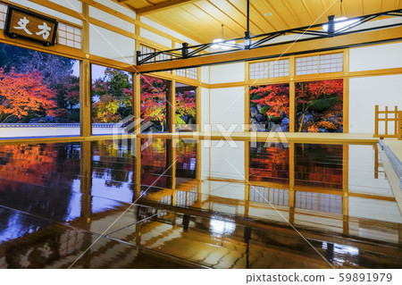 日本花園3反映在地板上 59891979