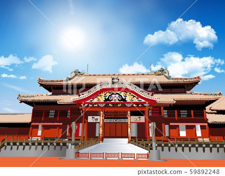 首里城,藍天和太陽 首里城,藍天和太陽 59892248