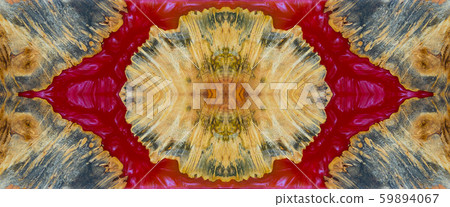 Casting epoxy resin red Stabilizing burl wood abstract art background 59894067
