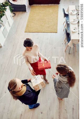 Welcoming Guests for Party 59895698