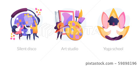 Hobby and arts vector concept metaphors. 59898196