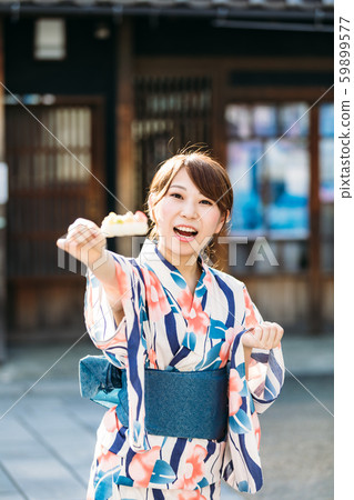 Inuyama Castle Town Yukata Female Inuyama Castle Town Yukata Female 59899577