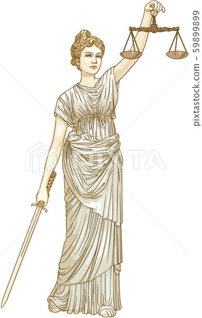 Themis The antique color printing style 59899899