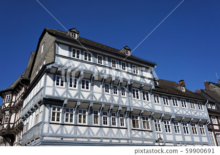 Medieval half-timber house in Goslar, Germany. Medieval half-timber house in Goslar, Germany. 59900691