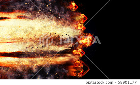 Multiple light arrows moving horizontally 59901177